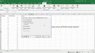 ANOVA using XLSTAT