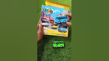 Unboxing and Testing Bus Tayo The Little Bus Friends No Talking With Natural Sound Water