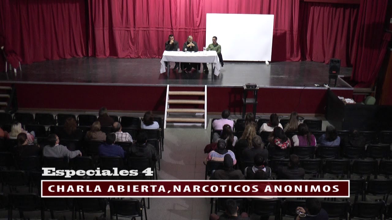 Charla abierta Narcoticos Anonimos