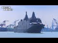 中華民國海軍ROCNS  LPD 1401 玉山軍艦海試英姿