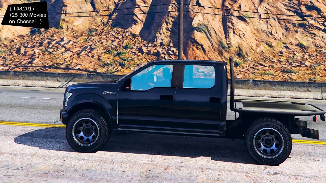 2015 Ford F150 Flatbed 1.0 TUNING GTA V 🔥 4K / 60FPS 🔥 GTX 1080