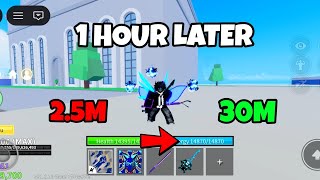 HOW MUCH BOUNTY CAN I GET IN 1 HOUR IN BLOX FRUIT | MOBILE BOUNTY HUNTING 