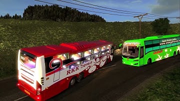 RKK Travels | Volvo Bus | Semi Sleeper Bus 🔥 ets2 | Euro Truck Simulator 2 #gameiadda #ets2