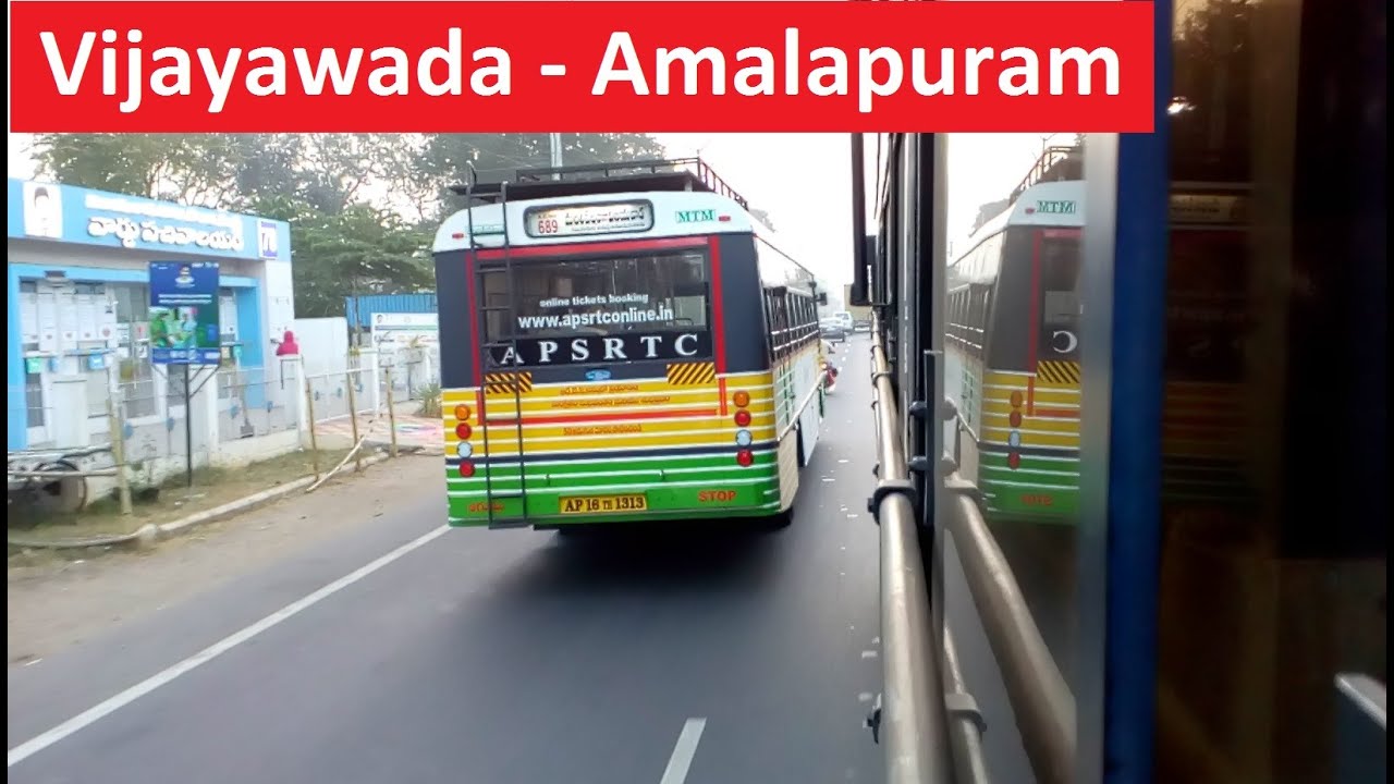 Vijayawada to Amalapuram Complete Journey Problem with Reversing