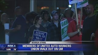 50,000 United Auto Workers on strike, forcing General Motors plants to shut down