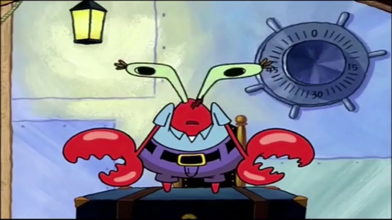 Gangster Mr Krabs