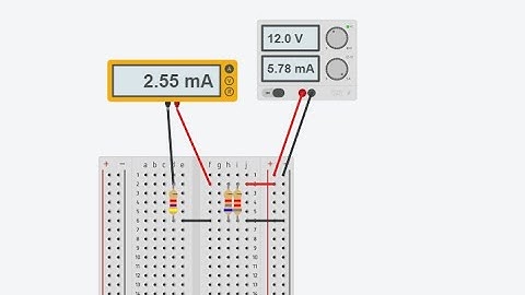 Parallel Circuit in TinkerCAD