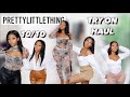 PRETTY LITTLE THING TRY ON HAUL | LISAAH MAPSIE