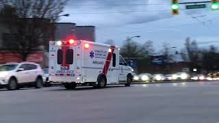 **BAD DRIVERS vs Bullhorn** BC Ambulance unit 63930