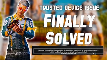 The Device Security Check has Failed 100% Problem Fixed In Pubg Mobile | Final Solution | 2024