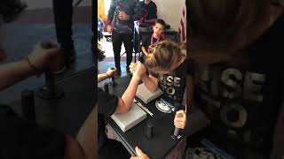 Great Boy Girl Arm Wrestling Match