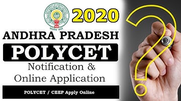 AP Polycet 2020 Online Application Submission process step by step SBTET Diploma Entrance Exam
