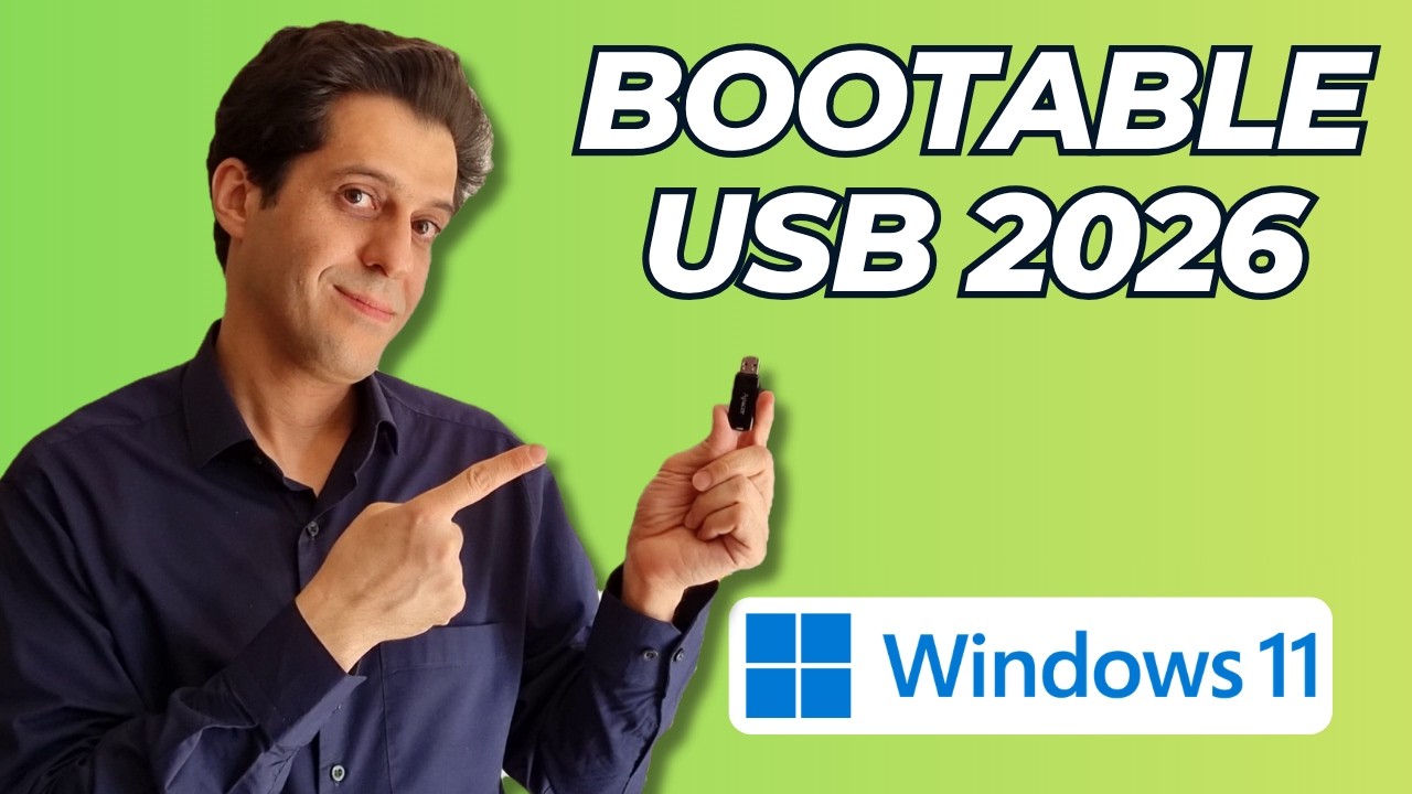 Create a Windows 11 Bootable USB in 2026 — Official Method - YouTube
