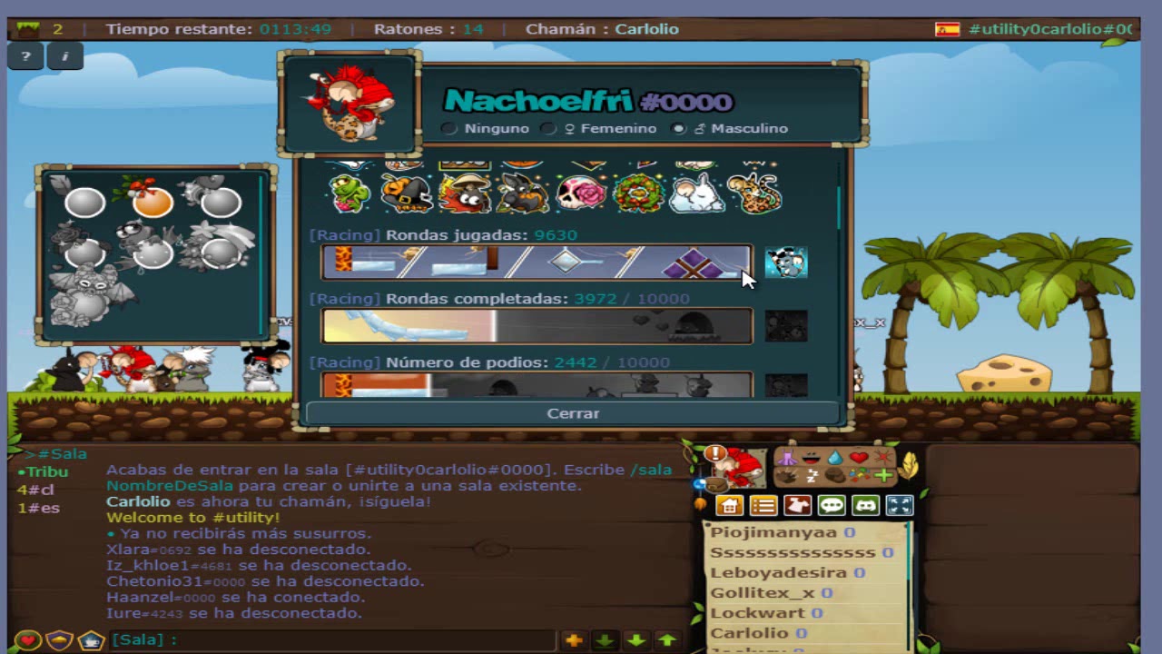 13 Cuentas Publicas Pros Freseras Pieleras Millonarias | Transformice Enero - Febrero 2019