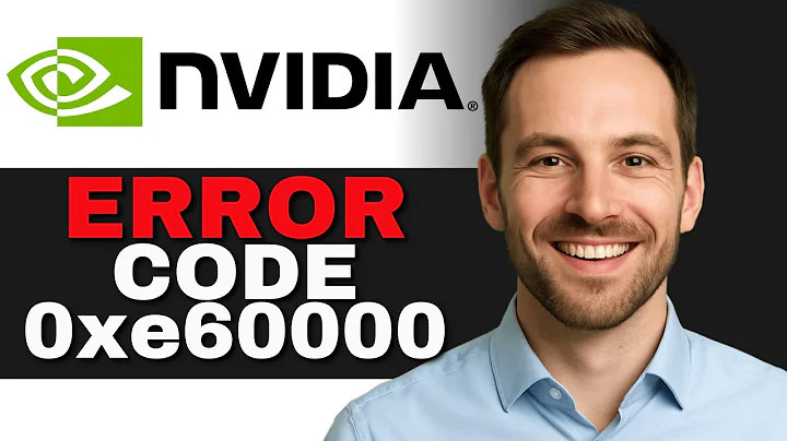 How To Fix NVIDIA Installation Error Code 0xe60000 (2025 GUIDE)