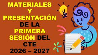 Full Soy Docente: MATERIALS AND PRESENTATION FOR THE FIRST CTE SESSION 2026 – 2027 News
