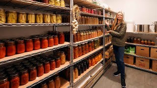COMPLETE Homestead PANTRY TOUR | A Year's Supply of Food