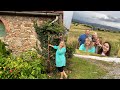 #пейзажи Тосканы,красим батареи#рецепт быстрого обеда