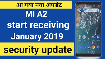 MI A2 January security update start rolling out