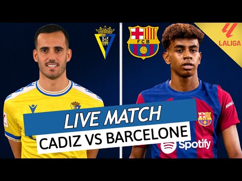 🔴 CADIX - BARCELONE LIVE / 🚨L&#39;AVANT MATCH RETOUR FACE AU PSG! / LE TITRE POSSIBLE POUR LE BARCA?