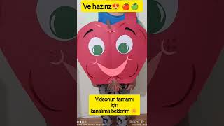 Yerli Malı kostümü #yerlimalıkostümü #meyvekostümü #elmakostümü #yerlimalıhazırlık #yerlimalıhaftası