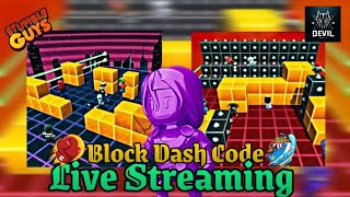 Stumble guys Block dash code Live Streaming #stumbleguys #gaming #live