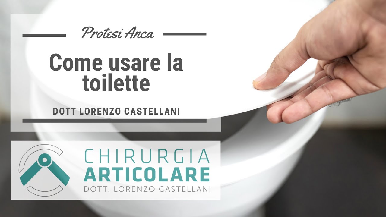 Come sedersi sul water dopo una protesi di anca? Qualche consiglio