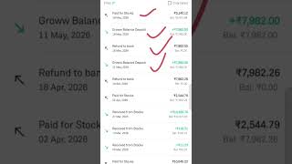 Groww App Se Pure Saal Ka Deposit & Withdrawal Statement Kaise Nikale? #stockmarket #growwapp #viral