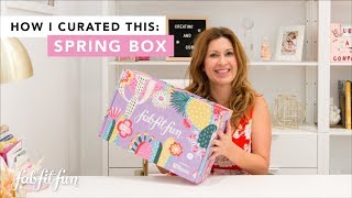 Spring 2019 Box Full Reveal | How I Curated This with Katie Kitchens | FabFitFun