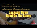 Jackson Dean - Heart On The Range Easy Guitar Chord & Lyrics (cover)