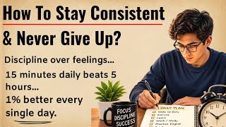 How To stay Consistent in Everything 🔥|| Stop Quitting & Never Give Up || Grand Finale (Day 30)