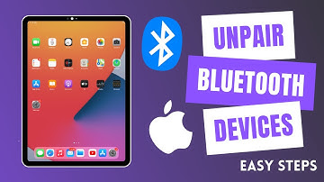How To Unpair Bluetooth Devices From iPad