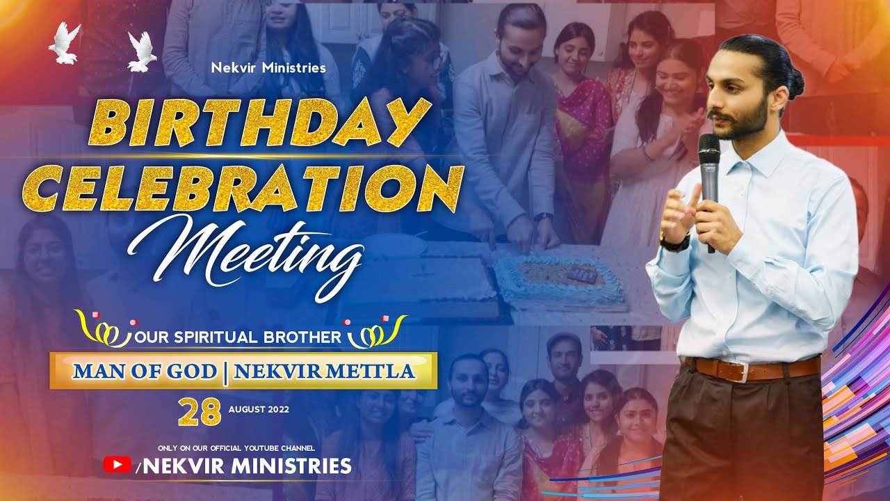 SUNDAY BIRTHDAY CELEBRATION MEETING || (28-AUG-2022) || NEKVIR MINISTRIES ||