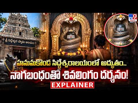 Explainer : హనుమకొండ సిద్ధేశ్వరాలయంలో అద్భుతం... నాగబంధంతో శివలింగం దర్శనం! - TV9 - TV9