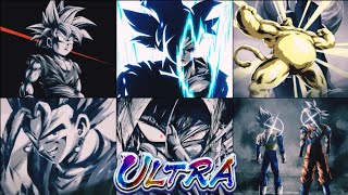 ALL ULTRA CHARACTERS INK BRUSH ANIMATIONS IN DRAGON BALL LEGENDS 🔥!! [MAR 2024]