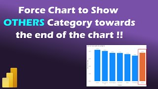 Sort chart on Multiple Parameters | Show OTHERS Category towards the end in Power BI | MiTutorials