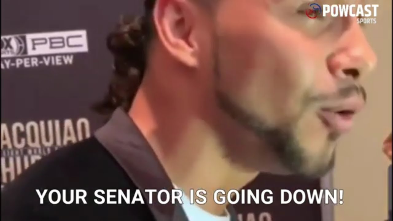 boxing news pacquiao Manny Pacquiao, Your Senator is Going Down - Keith Thurman