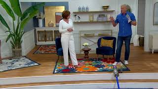 Nourison Romantic Garden & Daisy Bouquet Indoor/Outdoor High-Low Rugs on QVC