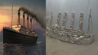 Titanic - Aluminum Foil Sculpture