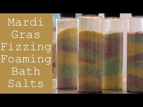 How to Make Fizzing Foaming Bath Salts