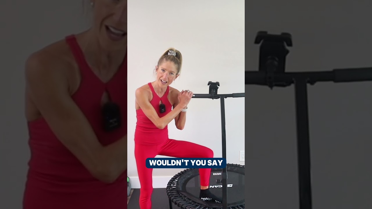 Morning Health Bounce Rebounder Workout Low Impact Blood Sugar Support #FEDFitness