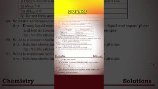 🔥 Fixed Questions for 2nd PUC Chemistry Solutions Chapter | Midterm Exam 2025