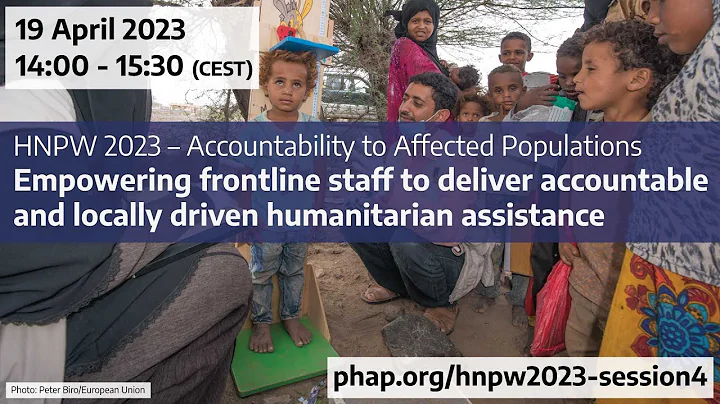 Empowering frontline staff to deliver accountable and locally driven humanitarian assistance