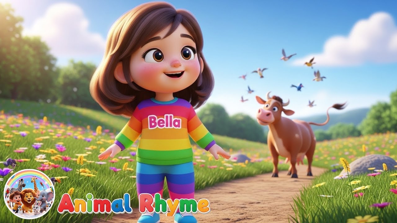 Moo Moo Brown Cow 🐮 | Sing with Bella & Fun Farm Animal Song for Kids ...
