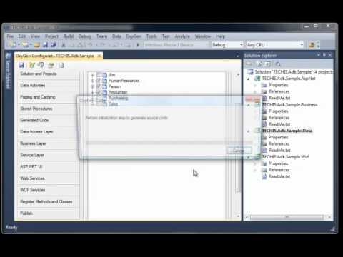 Generating WCF Services with OxyGen Code