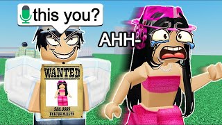 WANTED Poster TROLLING In Roblox VOICE CHAT!