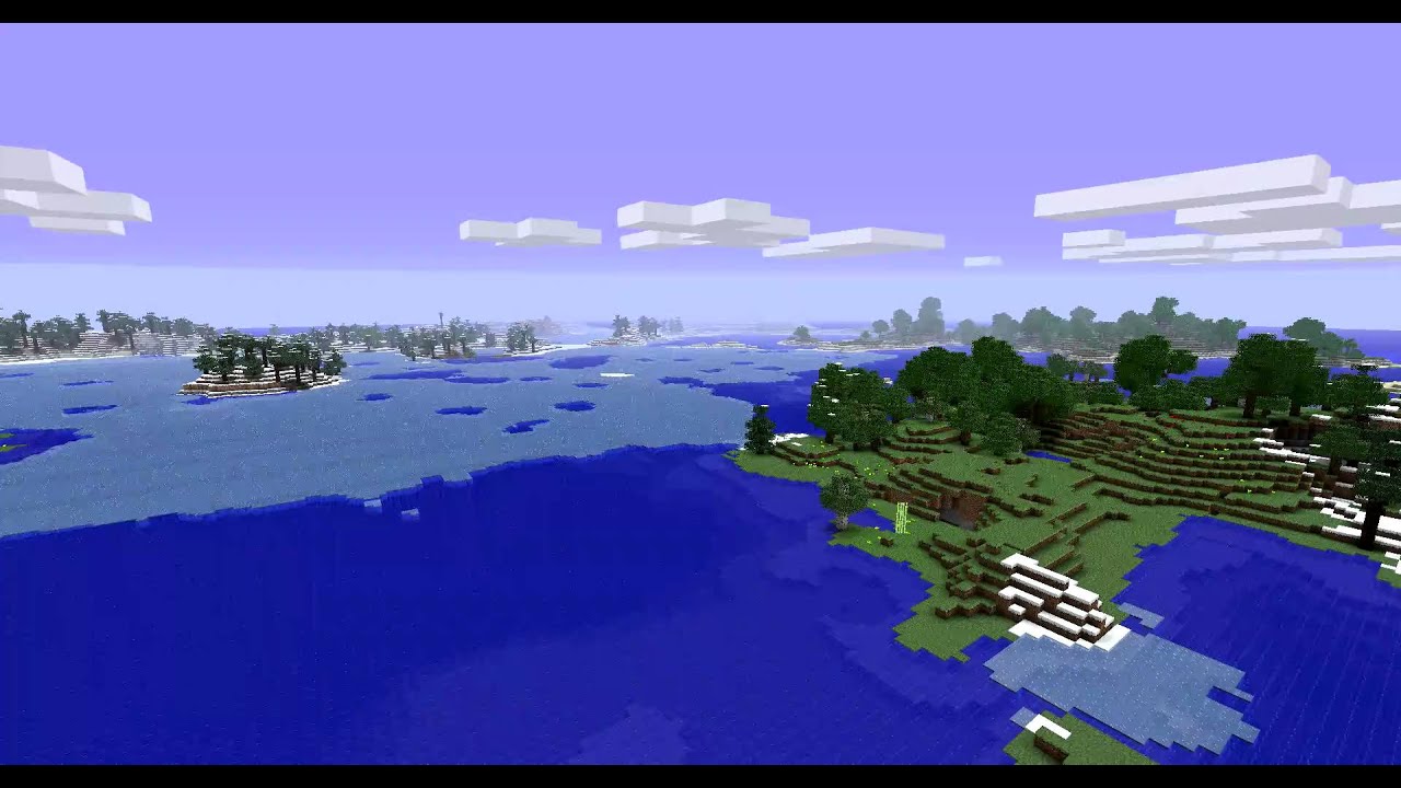 Minecraft - Very far rendering test