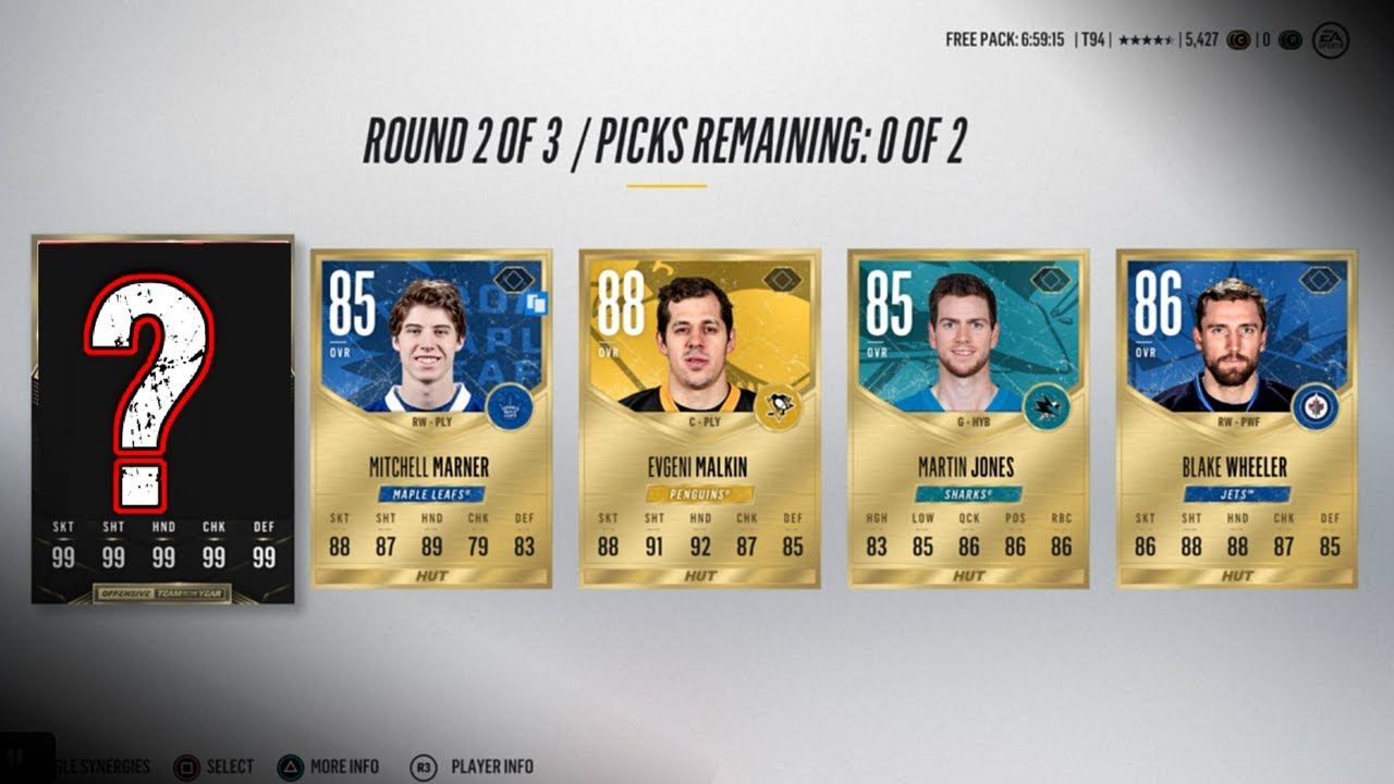 INSANE NHL 18 CHOICE PACK