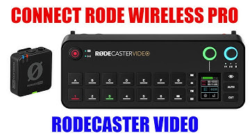 Connect Rode Wireless Pro to Rodecaster Video [ How to Tutorial ]