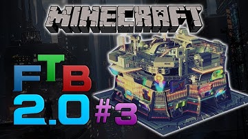 Minecraft Feed the Beast Unleashed - Ep 3 -Megatower Construction